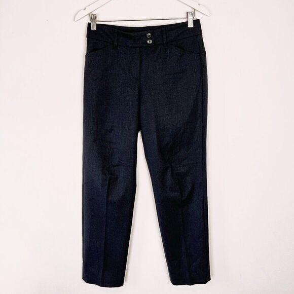 Cambio Pants - CLEARANCE - Cambio Kelsey Gray Wool Blend Capsule Staple Dress Pants